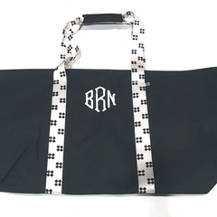 BLOOPER BAG: Monogrammed Extra Large Tote Bag