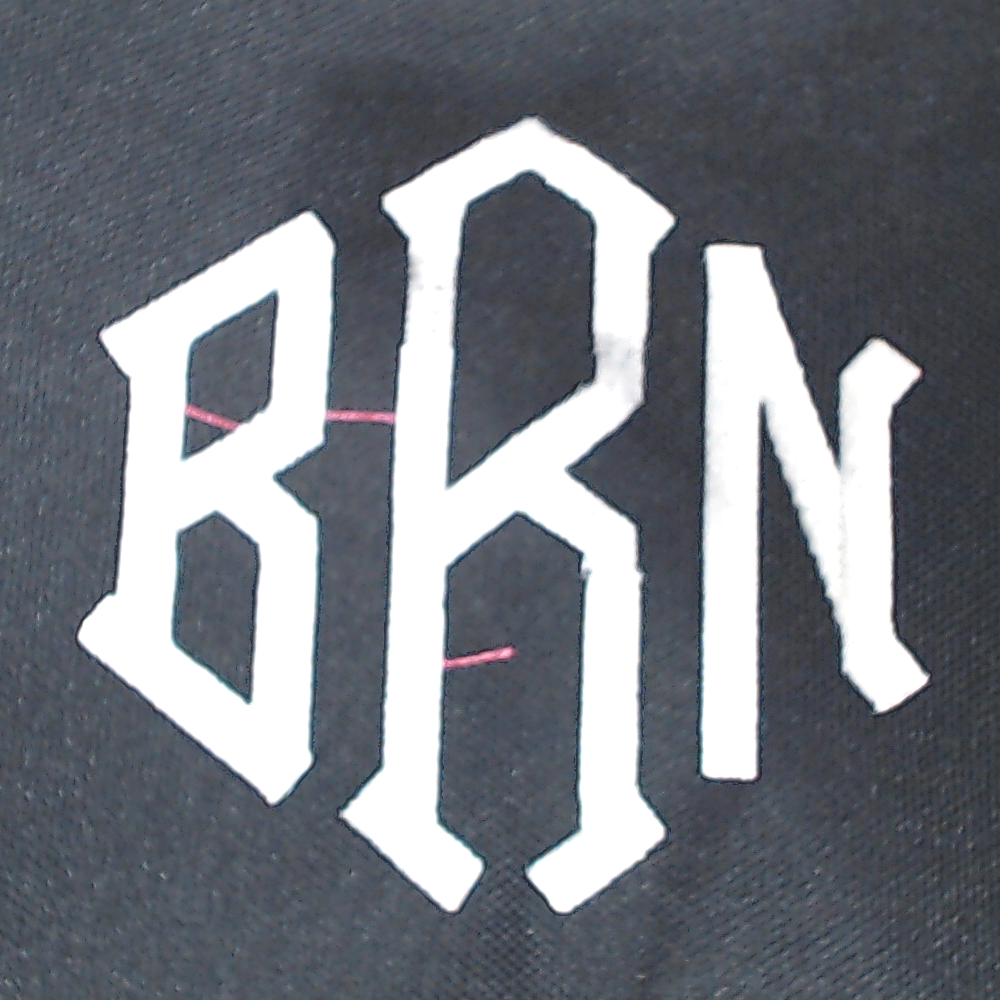 BLOOPER BAG: Monogrammed Extra Large Tote Bag