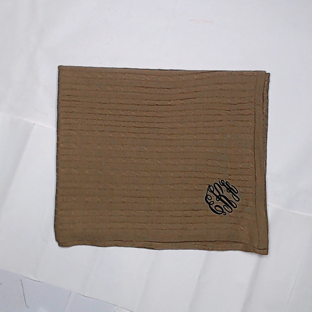 BLOOPER CLOTHING: Monogrammed Poncho