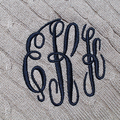 BLOOPER CLOTHING: Monogrammed Poncho