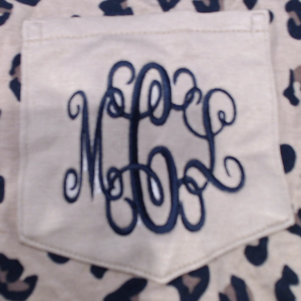 BLOOPER CLOTHING: Monogrammed Pajama Top