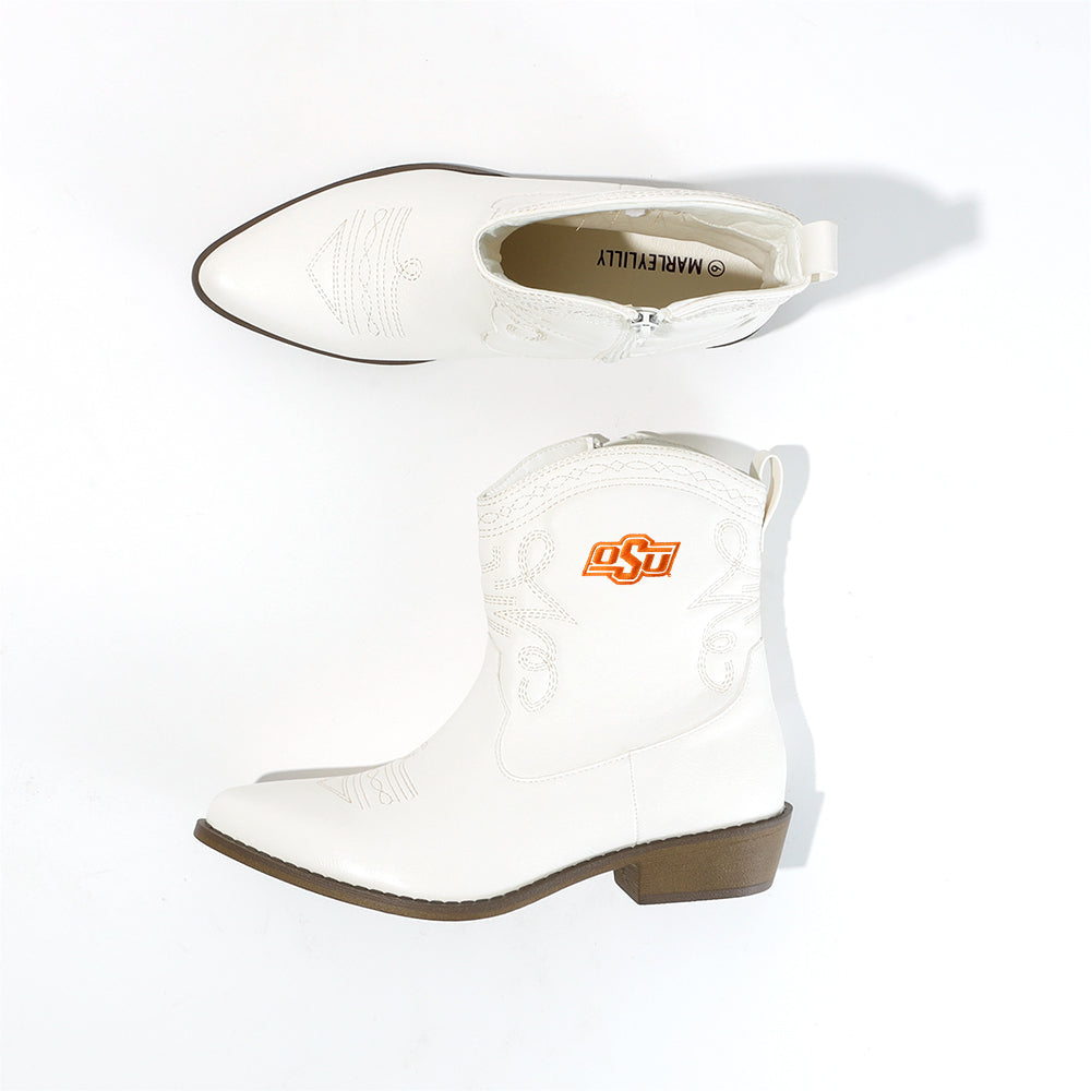 OSU boots laying flat