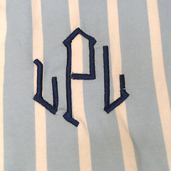 BLOOPER CLOTHING: Monogrammed Ruffle Pajama Top