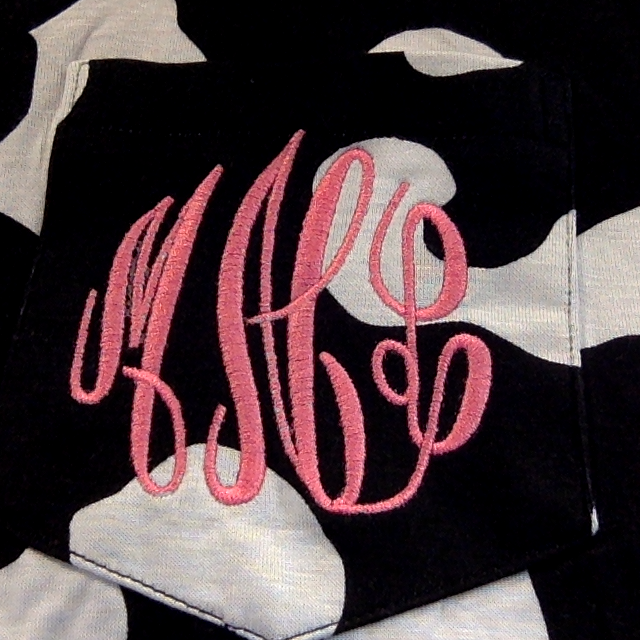 BLOOPER CLOTHING: Monogrammed Midi Dress