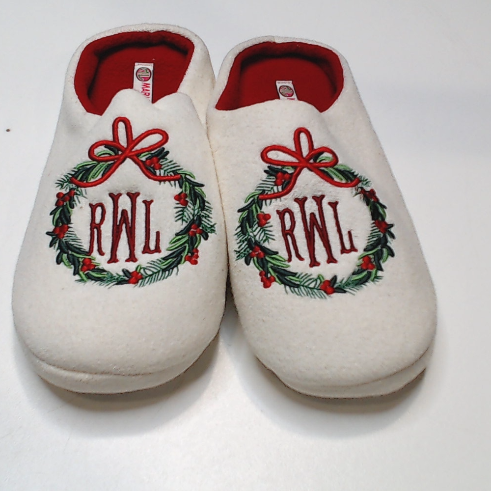 BLOOPER SHOES: Monogrammed Slippers