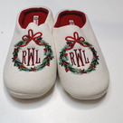 BLOOPER SHOES: Monogrammed Slippers
