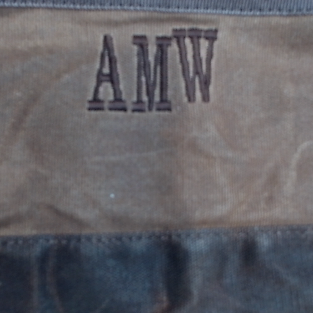 BLOOPER BAG: Personalized Waxed Canvas Dopp Kit