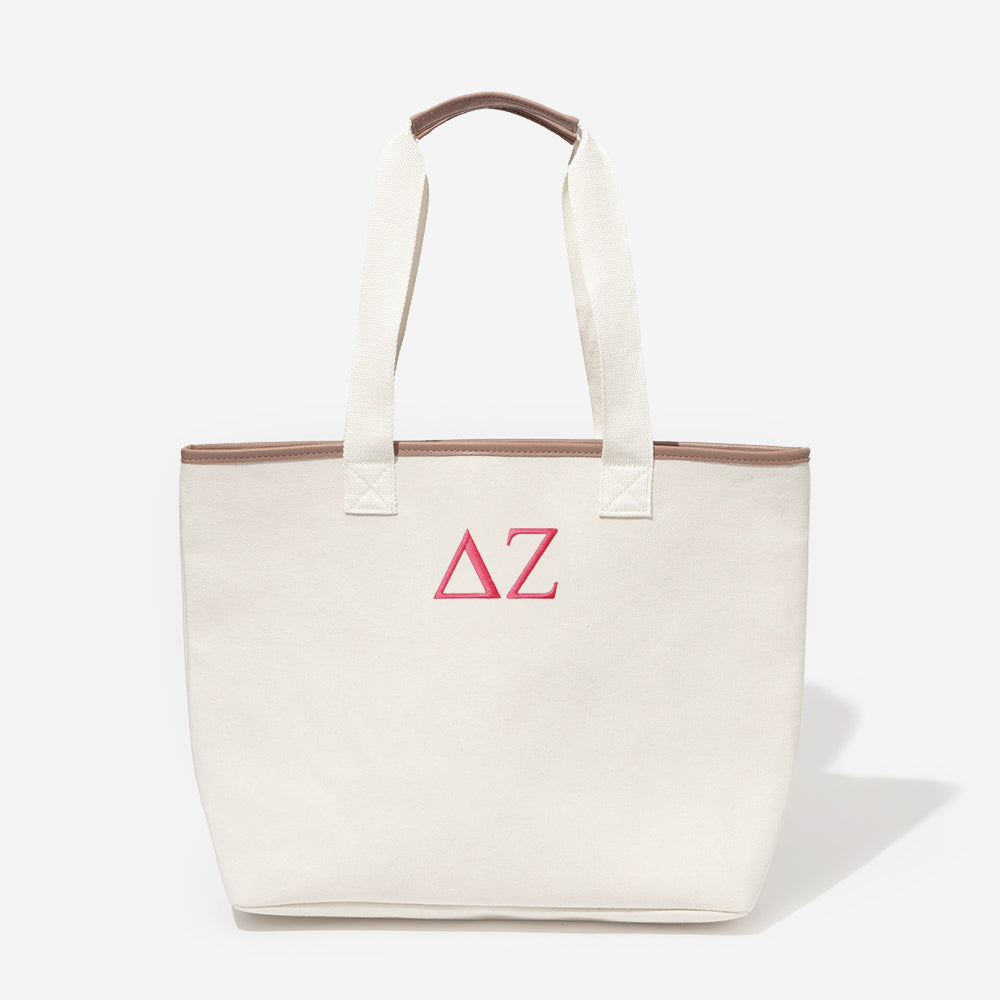 delta zeta tote bag