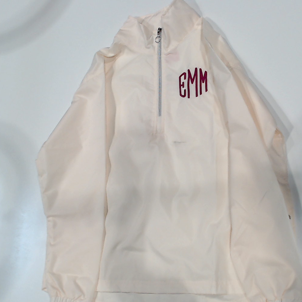 BLOOPER CLOTHING: Monogrammed Windbreaker Pullover