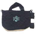 BLOOPER BAG: Monogrammed Diamond Quilted Crossbody