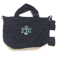 BLOOPER BAG: Monogrammed Diamond Quilted Crossbody