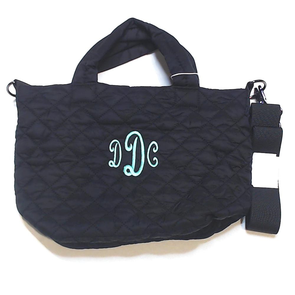 BLOOPER BAG: Monogrammed Diamond Quilted Crossbody