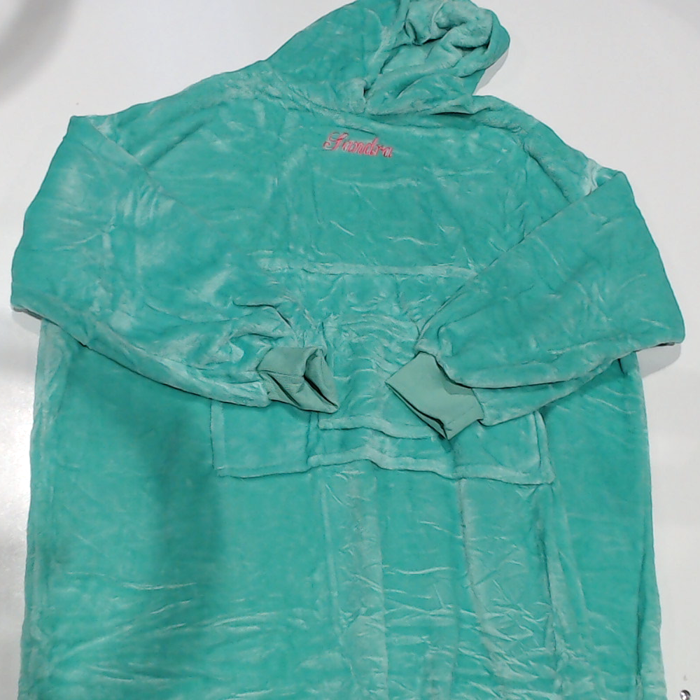 BLOOPER CLOTHING: Monogrammed Oversized Blanket Hoodie