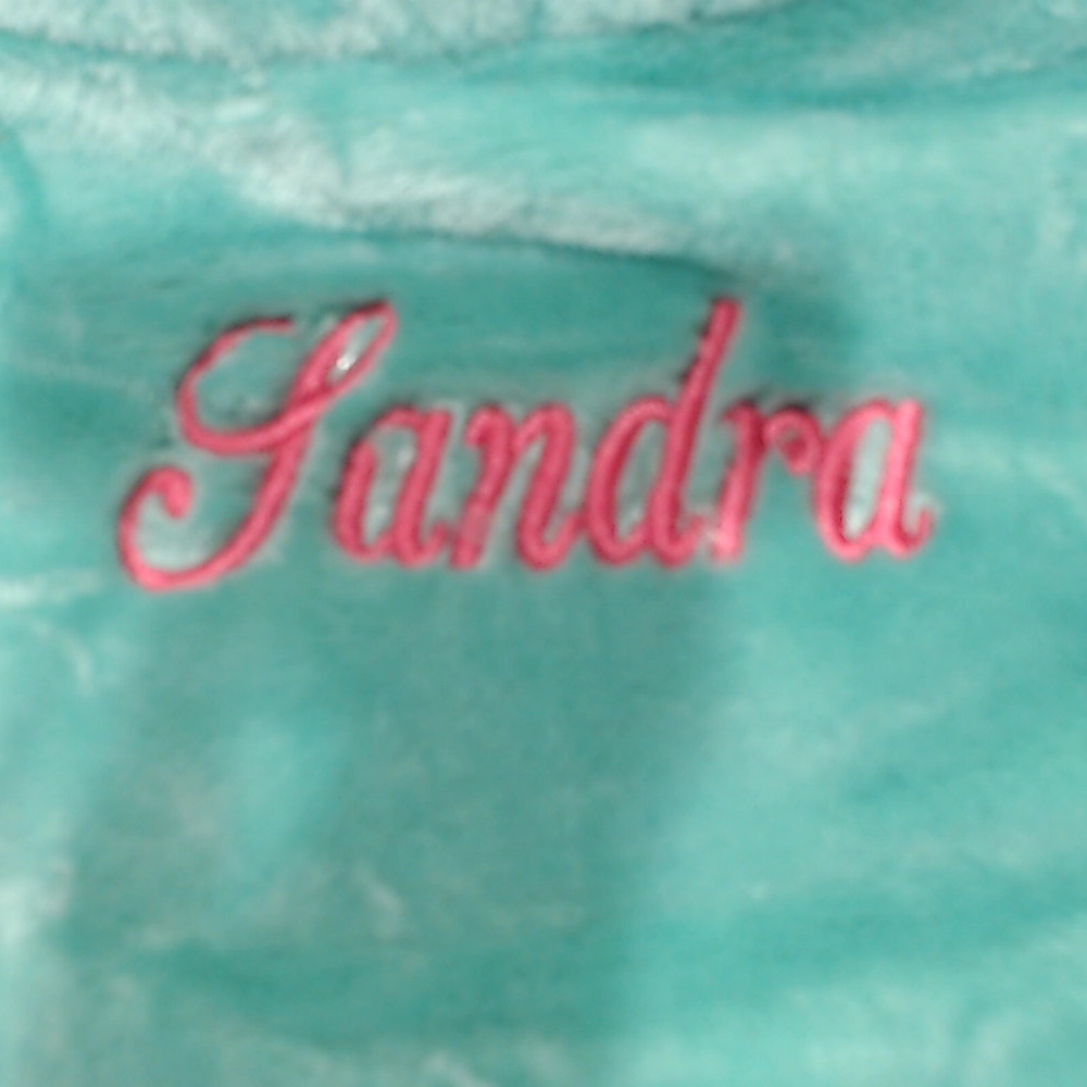 BLOOPER CLOTHING: Monogrammed Oversized Blanket Hoodie