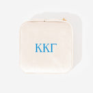 Kappa Kappa Gamma Velvet Travel Jewelry Case | Ivory