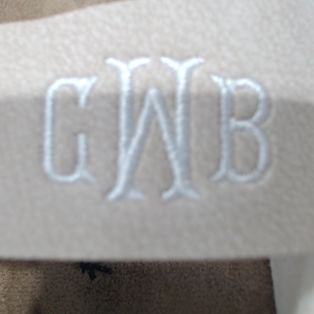 BLOOPER SHOES: Monogrammed Double Strap Sandals