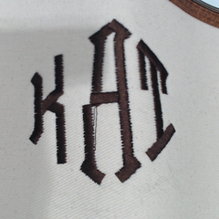 BLOOPER BAG: Monogrammed Vintage Weekender