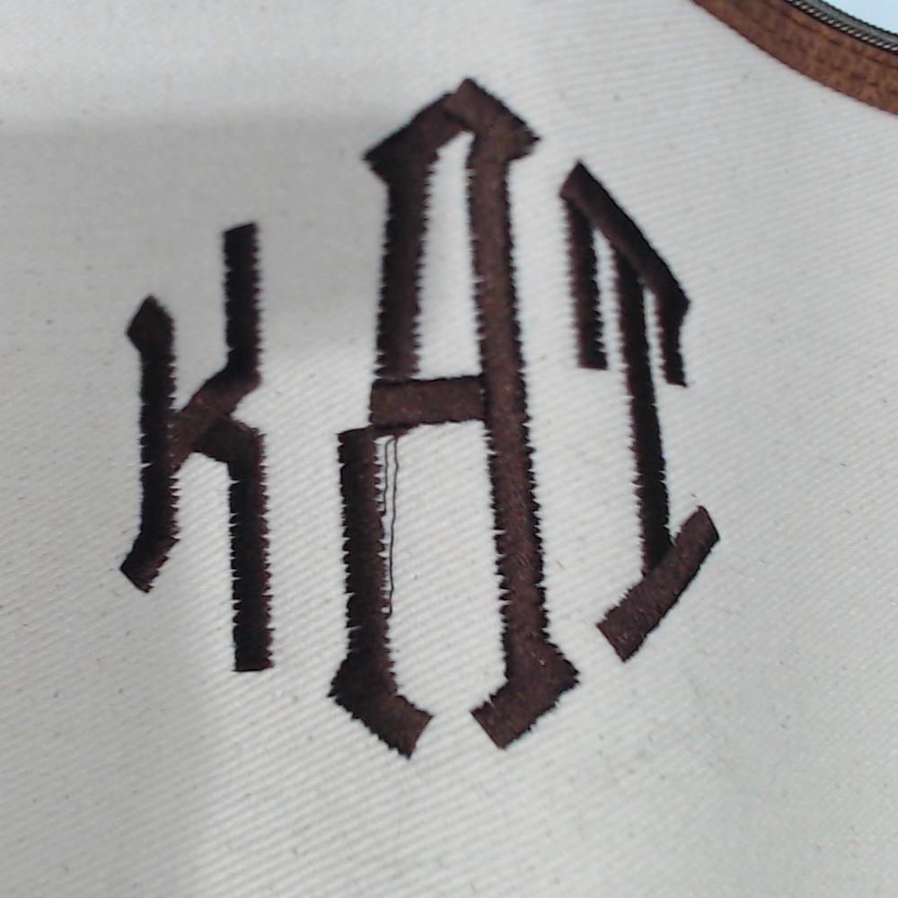 BLOOPER BAG: Monogrammed Vintage Weekender