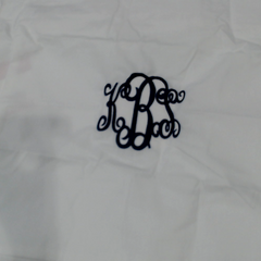 BLOOPER ACCESSORY: Monogrammed Pillow Sham
