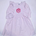 BLOOPER KIDS: Monogrammed Kids Ruffle Dress