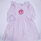 BLOOPER KIDS: Monogrammed Kids Ruffle Dress