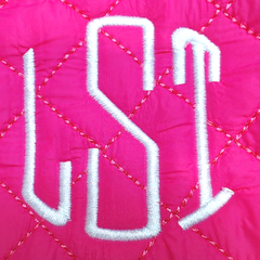 BLOOPER BAG: Monogrammed Diamond Quilted Crossbody