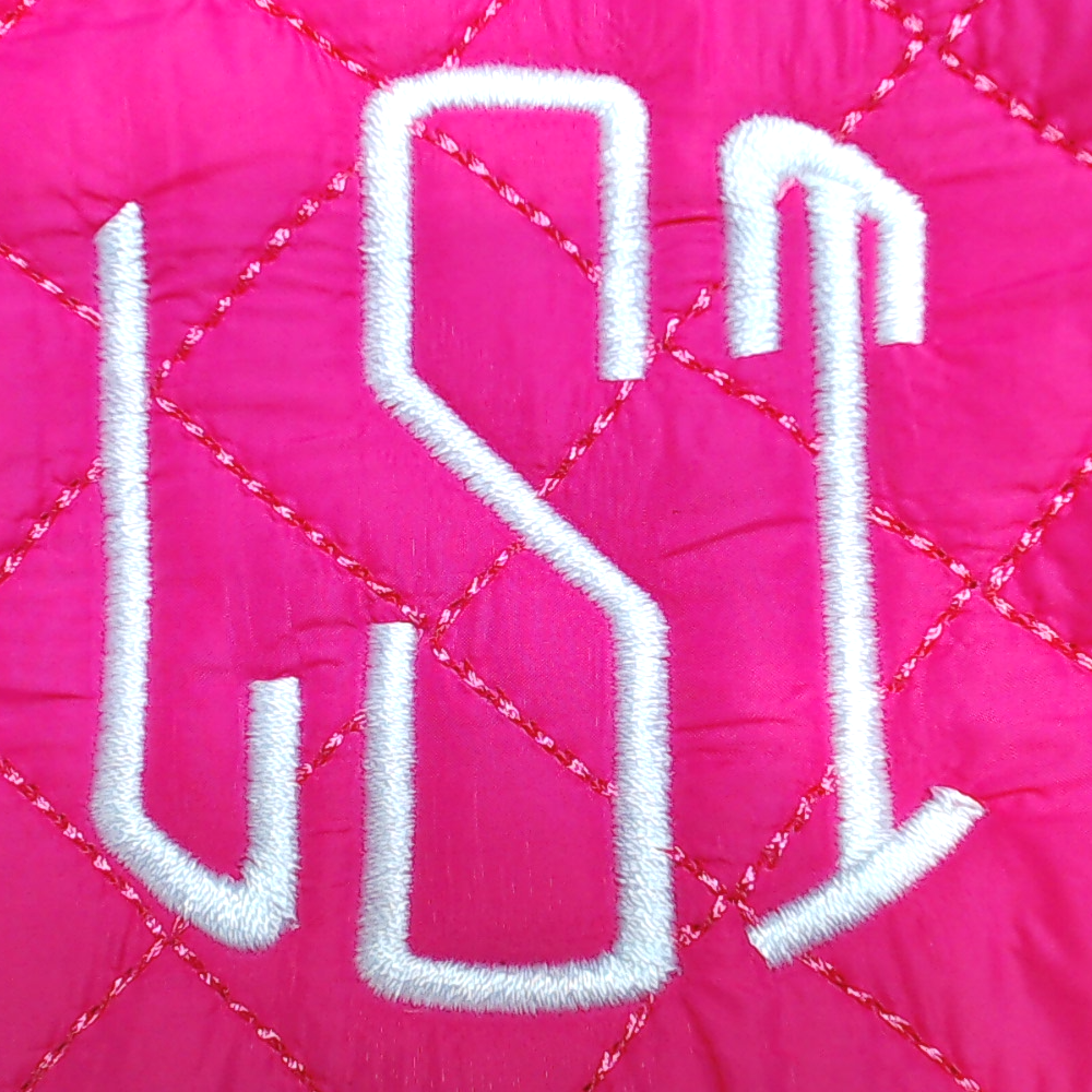BLOOPER BAG: Monogrammed Diamond Quilted Crossbody