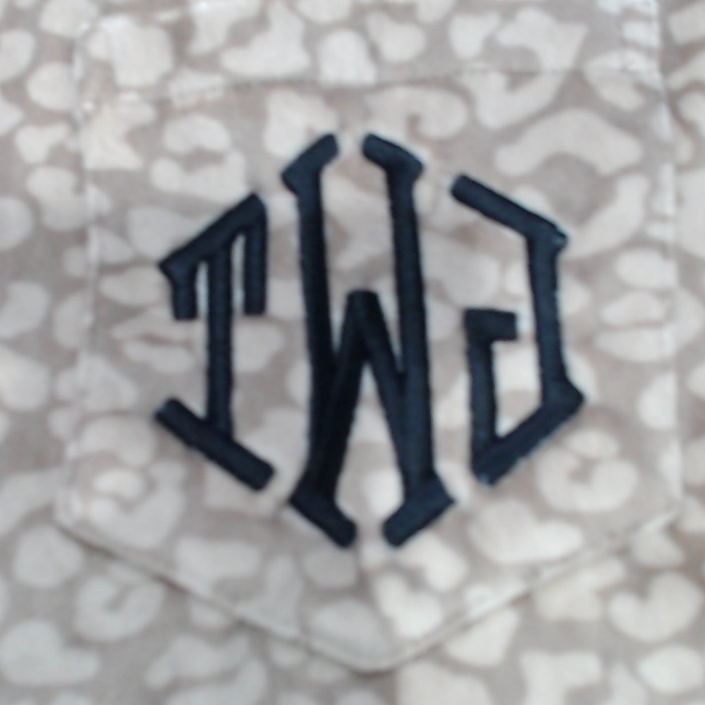 BLOOPER: Monogrammed Softspun Lounge Top