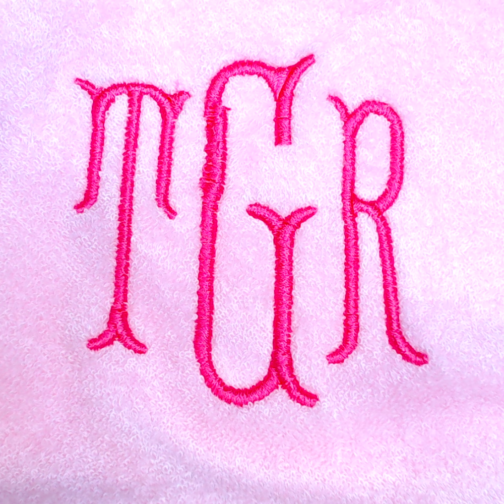 BLOOPER KIDS: Monogrammed Baby Hooded Bath Towel