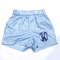 BLOOPER KIDS: Monogrammed Boys Swim Trunks