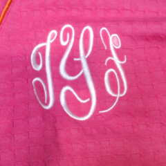 BLOOPER CLOTHING: Monogrammed Waffle Robe