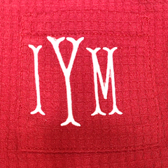 BLOOPER KIDS: Monogrammed Kids Waffle Dress