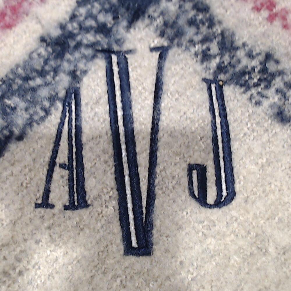 BLOOPER CLOTHING: Monogrammed Plaid Poncho