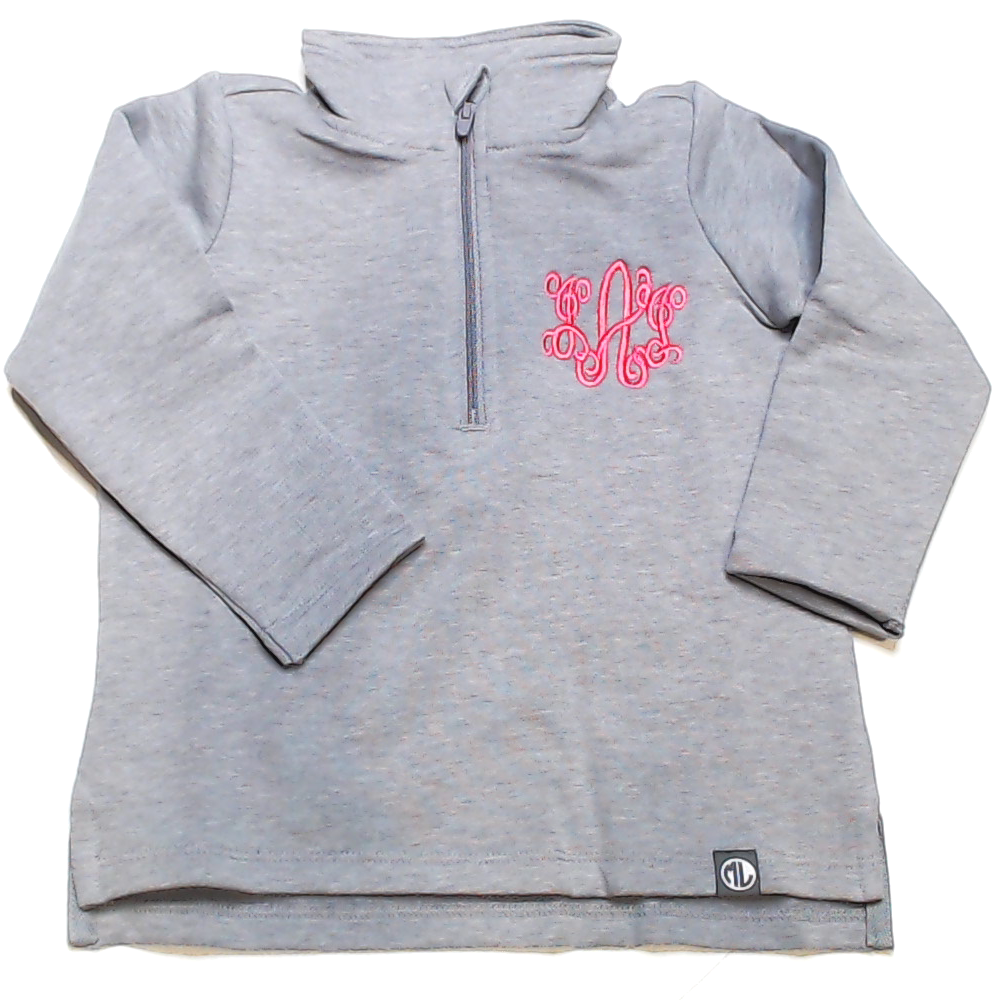 BLOOPER KIDS: Monogrammed Kids Pullover Sweatshirt