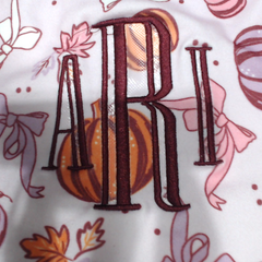 BLOOPER KIDS: Monogrammed Girls Twirl Dress
