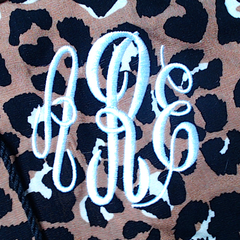 BLOOPER SWIM: Monogrammed Cover Up