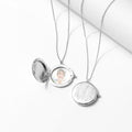 Monogrammed Locket in Silver