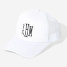 Monogrammed Trucker Hat | White