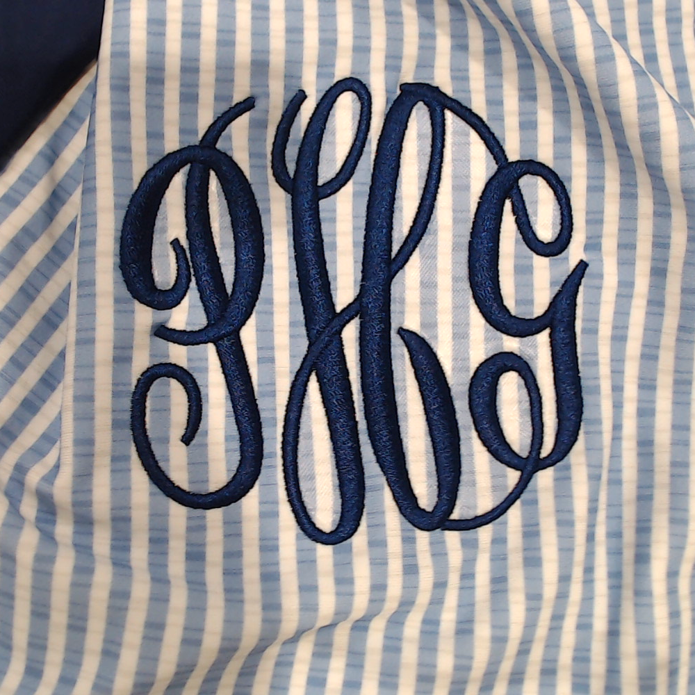 BLOOPER SWIM: Monogrammed Ruched Tankini