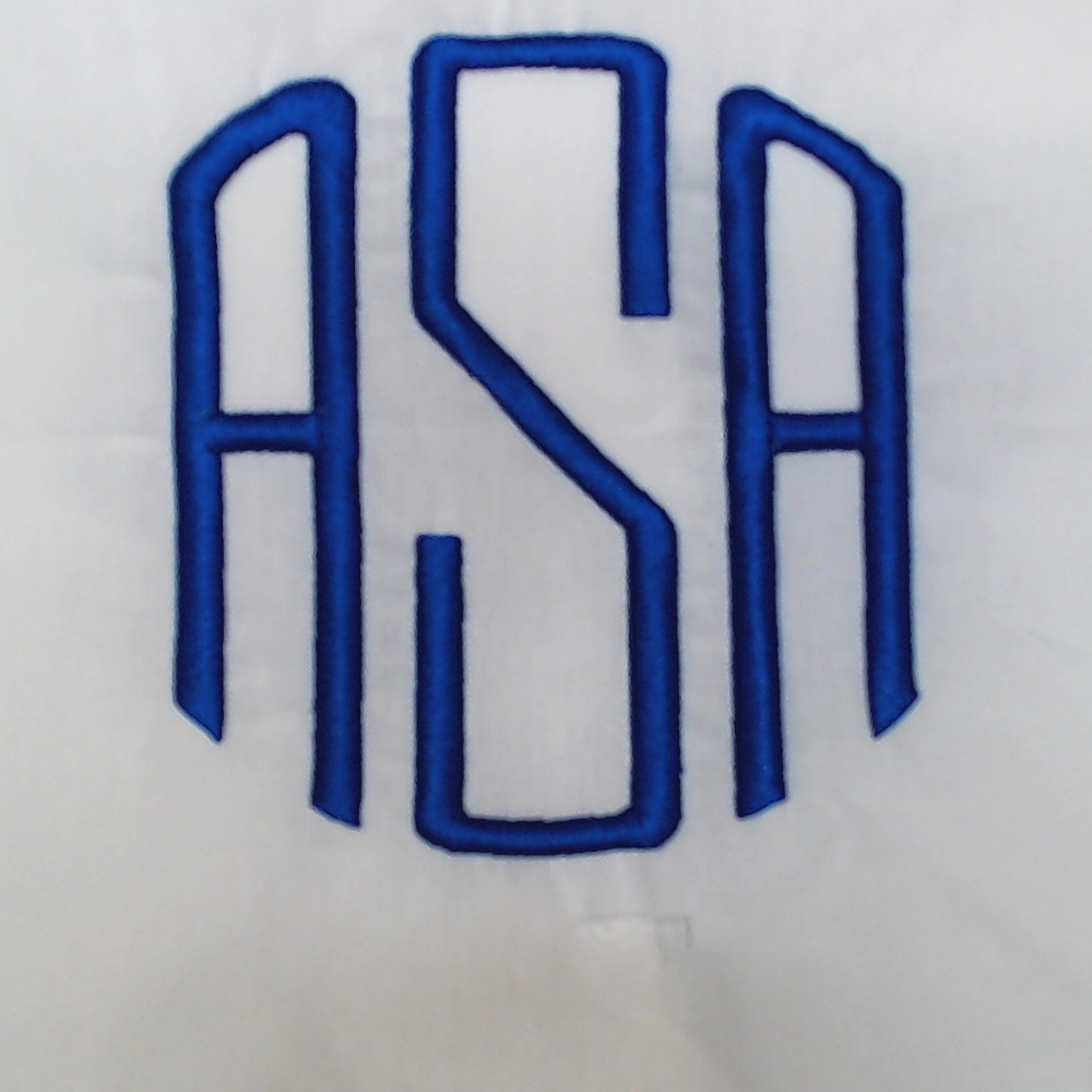 BLOOPER ACCESSORY: Monogrammed Pillow Sham