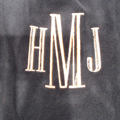 BLOOPER CLOTHING: Monogrammed Leopard Piped Pullover Sweatshirt