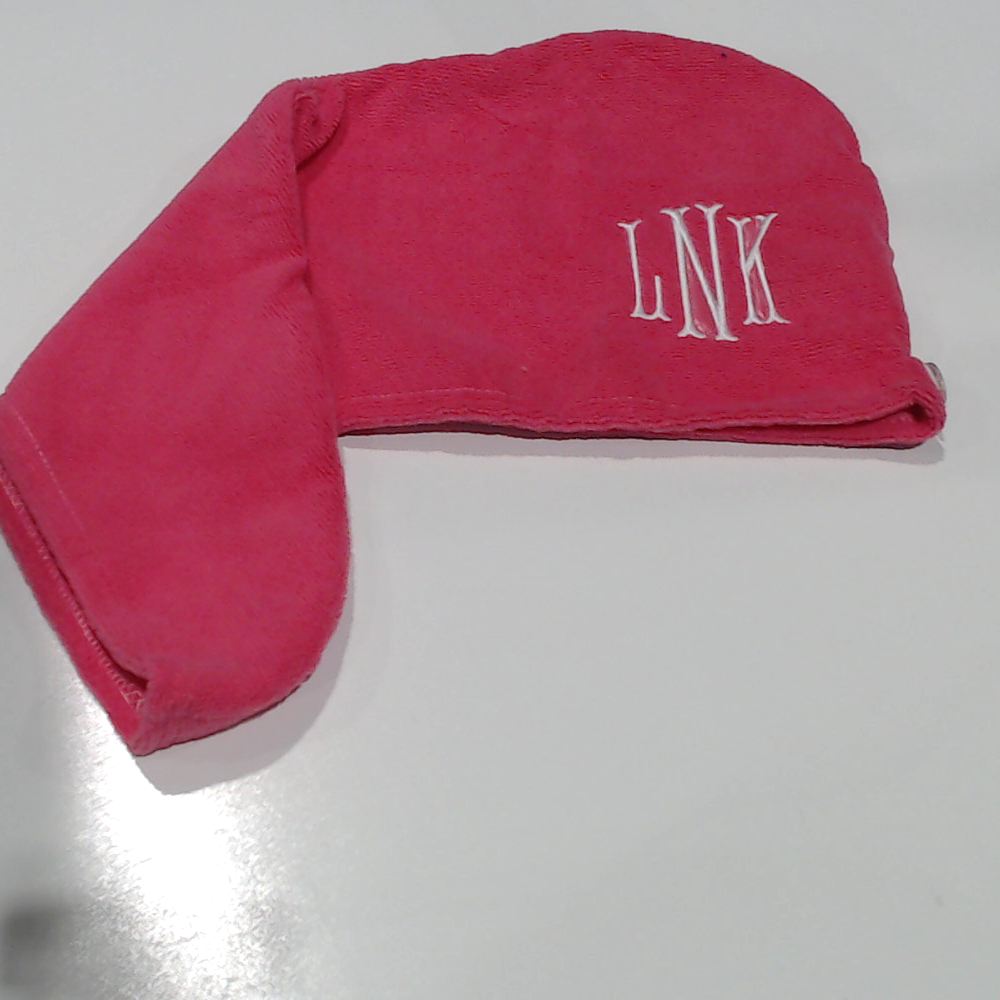 BLOOPER ACCESSORY: Monogrammed Hair Towel Wrap