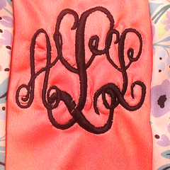 BLOOPER ACCESSORY: Monogrammed Luggage Cover
