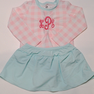 BLOOPER KIDS: Monogrammed Kids Rashguard Swimsuit
