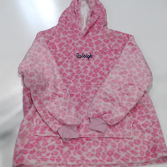 BLOOPER KIDS: Monogrammed Kids Blanket Hoodie