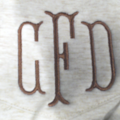 BLOOPER CLOTHING: Monogrammed Crewneck Sweatshirt