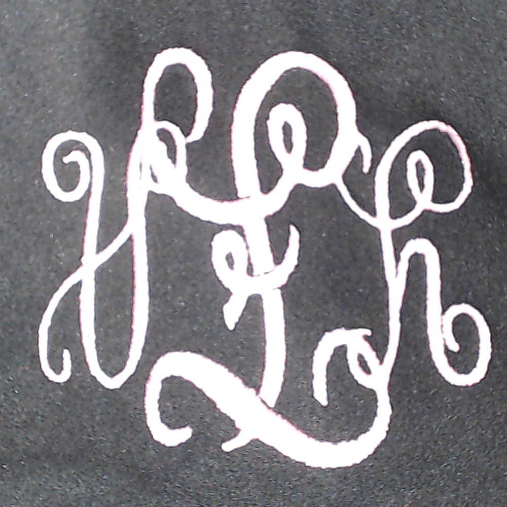 BLOOPER CLOTHING: Monogrammed Sequin Sports Sweatshirt