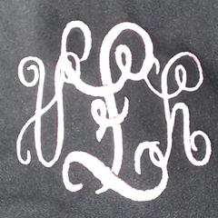 BLOOPER CLOTHING: Monogrammed Sequin Sports Sweatshirt