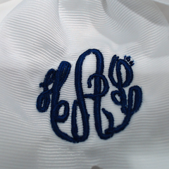 BLOOPER KIDS: Monogrammed Girls Hair Bow