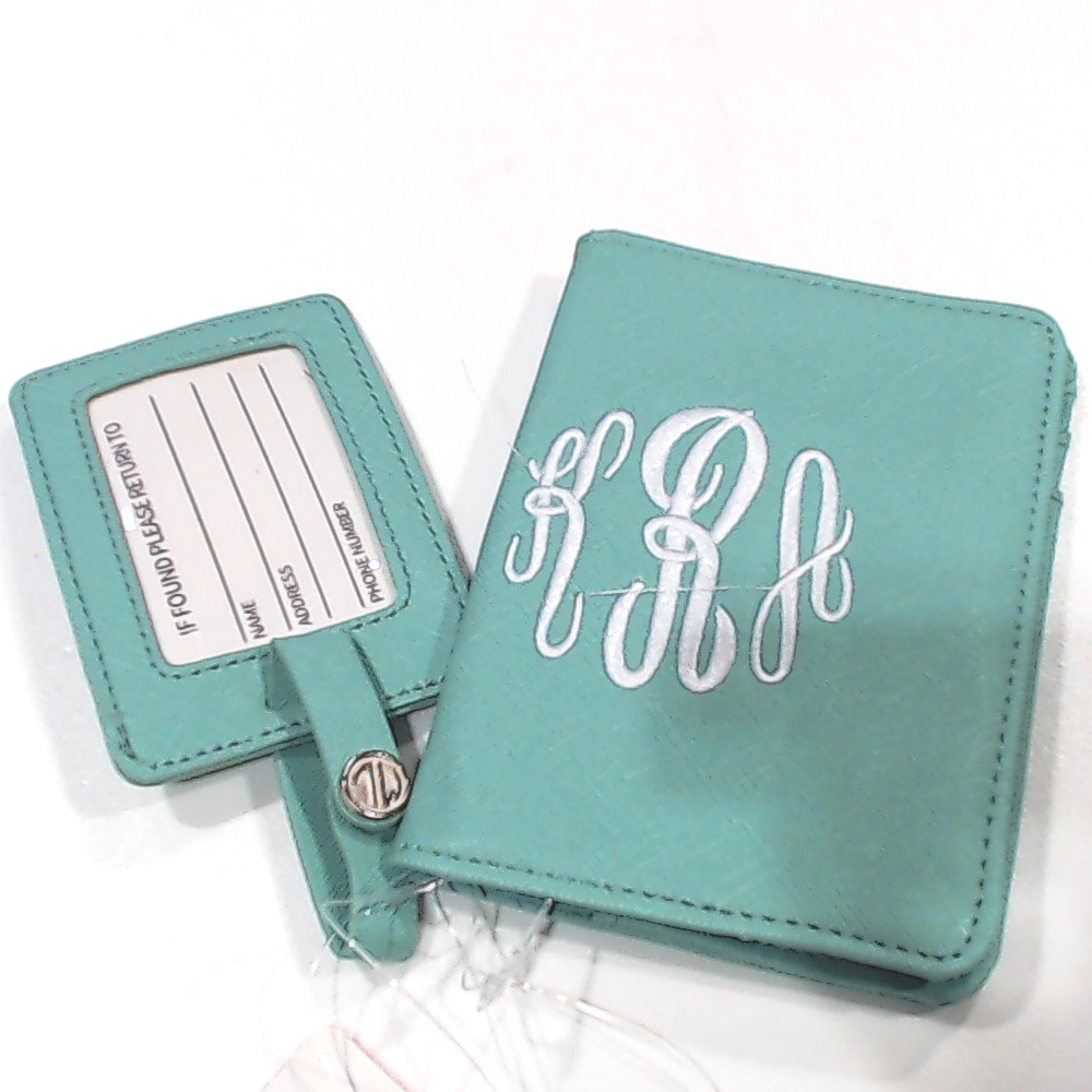 BLOOPER ACCESSORY: Monogrammed Travel Set